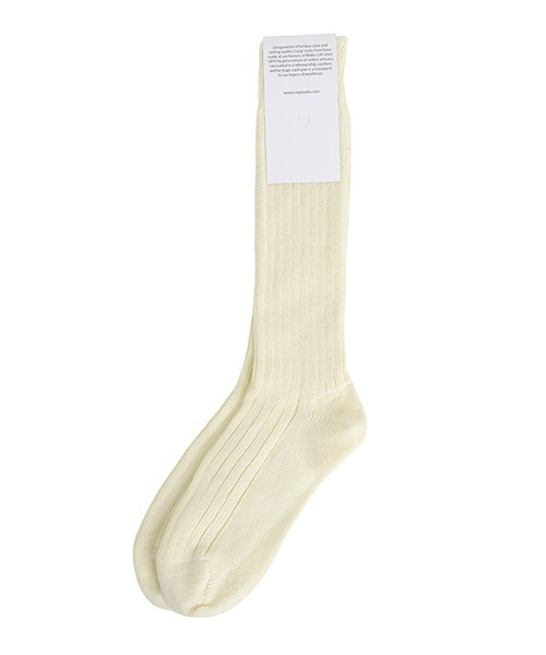 CORGI（コーギ） 靴下 Corgi / コーギー：COTTON PLAIN 3×1 RIB SOCKS