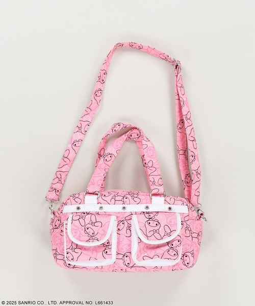 マイメロディ　ショルダー sanrio マイメロディ キッズフェイス形ショルダーバッグ
