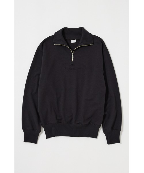とも 黒ジップM ピンクジップS MOUSSY（マウジー） トレーナー スウェット FADE HALF ZIP TOP