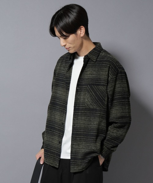 MAGLIANO チェックカットソー ポーカーズ magliano NANO universe（ナノ・ユニバース） シャツ モールチェックシャツ 長袖