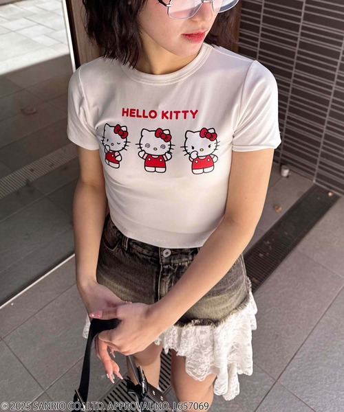 「4GEEKs by SPIRALGIRL」 半袖Tシャツ FREE ブラック レディース_画像2