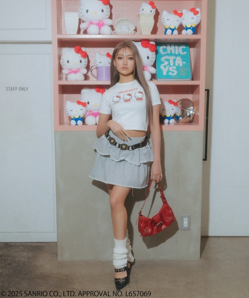 「4GEEKs by SPIRALGIRL」 半袖Tシャツ FREE ブラック レディース_画像5