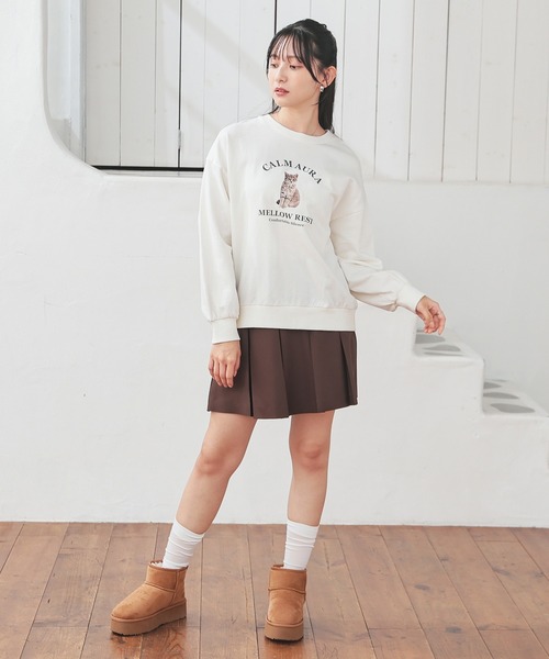 トレーナー スウェット レディース まとめ売り 古着女子 ゆるだぼ アニマル Honeys（ハニーズ） トレーナー スウェット アニマルゆるトレーナー