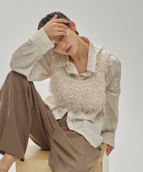 Melange Knit Vest（ベスト）｜TODAYFUL（トゥデイフル）の