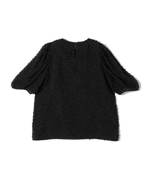 「SHIPS」 半袖ブラウス ONE SIZE ブラック レディースの画像