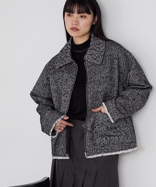 forksy.（フォルクシー） コート アウター 「forksy.」ヘリンボーン