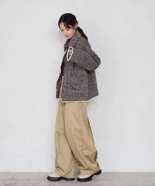 forksy.（フォルクシー） コート アウター 「forksy.」ヘリンボーン