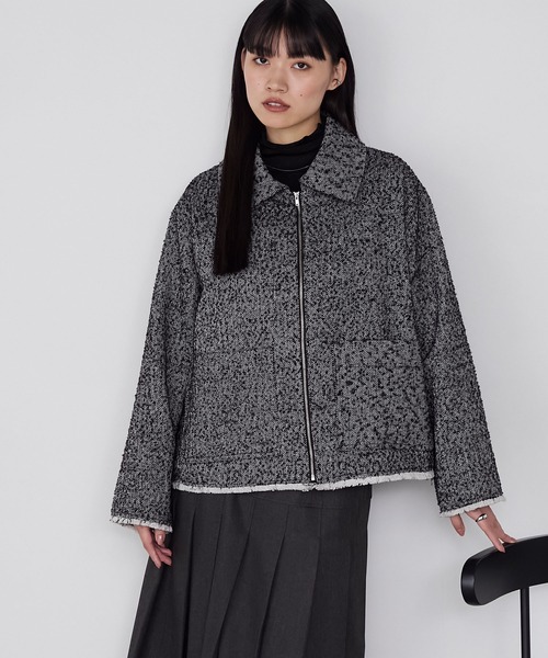 forksy.（フォルクシー） コート アウター 「forksy.」ヘリンボーン