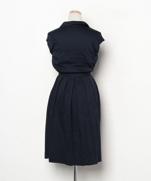 「MACKINTOSH PHILOSOPHY」 半袖ワンピース 38 ネイビー レディース_画像2
