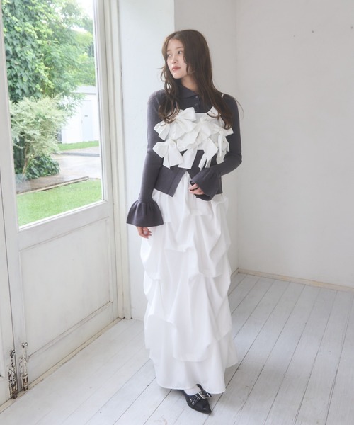 mellowneon（メロウネオン） セットアップ リボンビスチェタックス