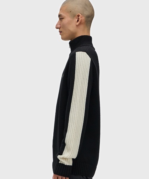 FRED PERRY（フレッドペリー） セーター ニット Ribbed Sleeve Half