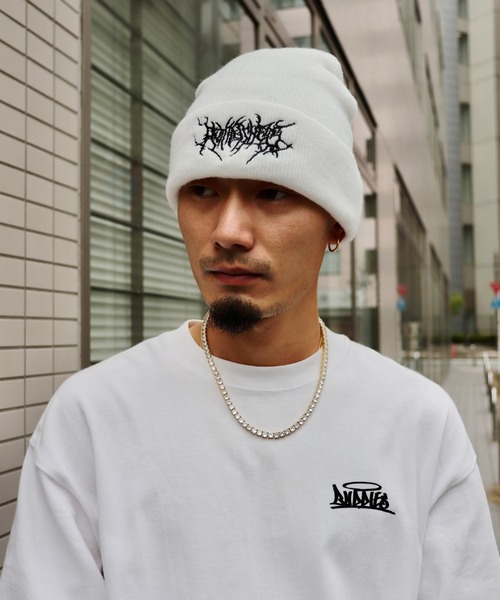 DOLCE & GABBANA リボンニット帽 黒 ビーニー y2k セール】ビーズリボンニットビーニー（ニットキャップ/ビーニー