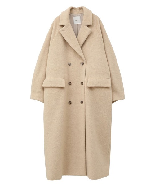 CLANE クラネ ウールコートウエルトポケット メロウ加工 CLANE（クラネ） コート アウター 「CLANE/クラネ」DOUBLE WOOL LONG
