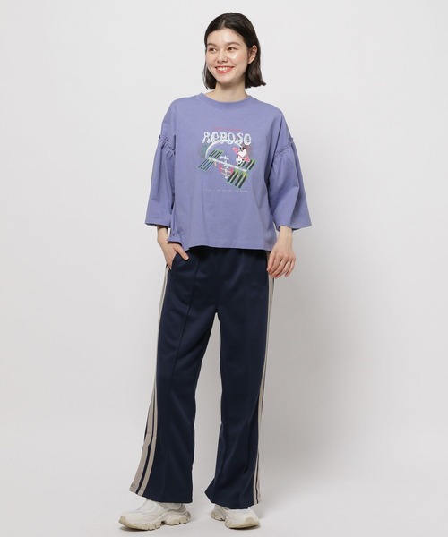 「niko and...」 半袖カットソー MEDIUM チャコール レディース_画像8