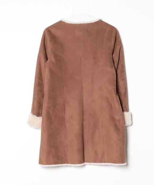 URBAN RESEARCH Sonny Label ノーカラーコート 36 ブラウン レディース