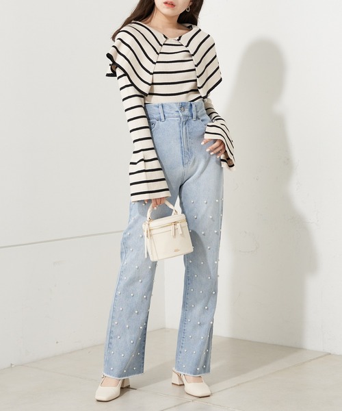 「Chico」 長袖ニット FREE アイボリー レディース_画像6