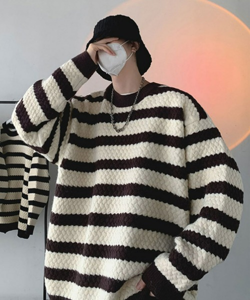 セーター ニット メンズボーダーニット メンズ : ZOZOTOWN Yahoo!店