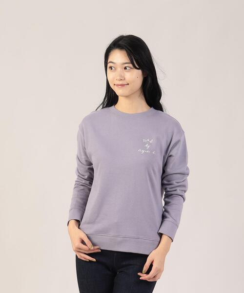 To b. by agnes 「To b.」 スウェットカットソー 38 パープル