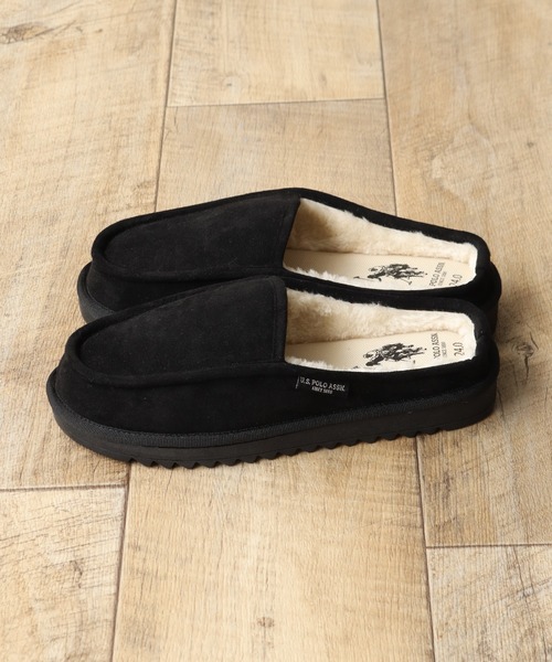 「U.S. POLO ASSN.」 モカシンシューズ 25.0cm ブラック レディース_画像7