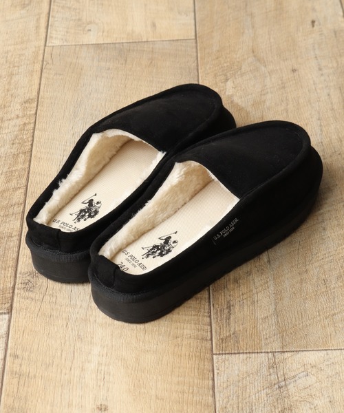 「U.S. POLO ASSN.」 モカシンシューズ 25.0cm ブラック レディース_画像8