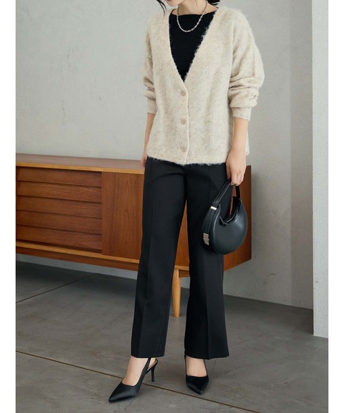 「fifth」 ニットカーディガン M ベージュ レディース_画像5