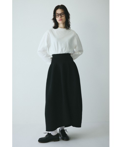 HeRIN.CYE スカート Jersey volume knit skirt ジャージボリューム