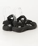 「Teva」 フラットサンダル 22cm ブラ...の詳細画像1