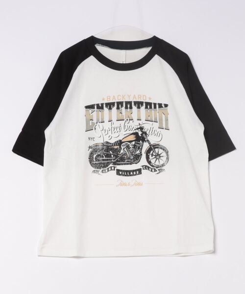 「おしゃれスタ」 半袖Tシャツ L ホワイト メンズ_画像5