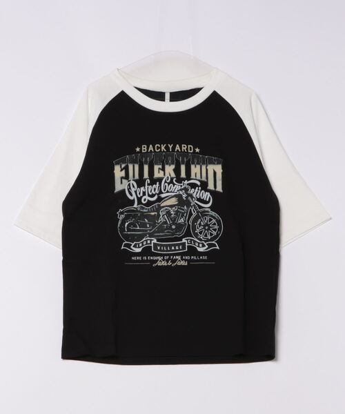 「おしゃれスタ」 半袖Tシャツ L ホワイト メンズ_画像9