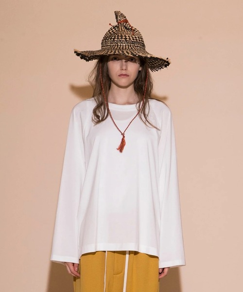 「my beautiful landlet」 長袖Tシャツ 1 ブラック メンズ_画像3