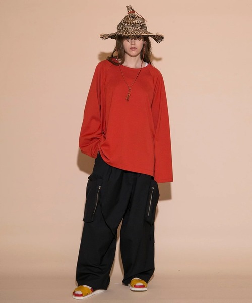 「my beautiful landlet」 長袖Tシャツ 1 ブラック メンズ_画像10