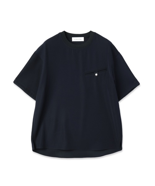 CULLNI（クルニ） tシャツ Dry Twill Button-Tab Pocket Short Sleeve