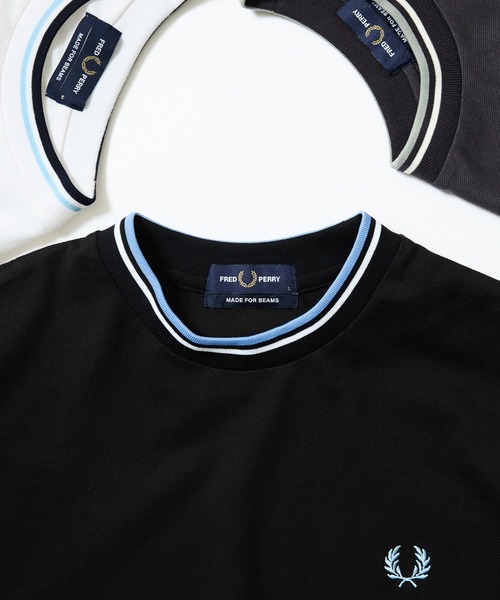 BEAMS fred perry 別注　Tシャツ 未使用 FRED PERRY（フレッドペリー） tシャツ 「別注」FRED PERRY / オーバー