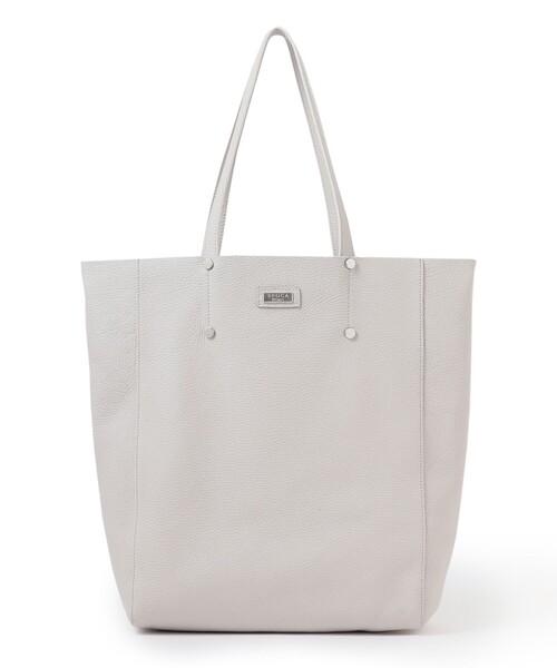 EPOCA　UOMO アイボリーレザートートバッグ EPOCA UOMO（エポカ ウォモ） トートバッグ ＊Safari5月号掲載＊トート