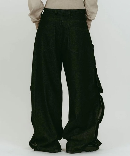 ジーンズ デニム デニムパンツ cling drape denim pants(unisex) レディース メンズ