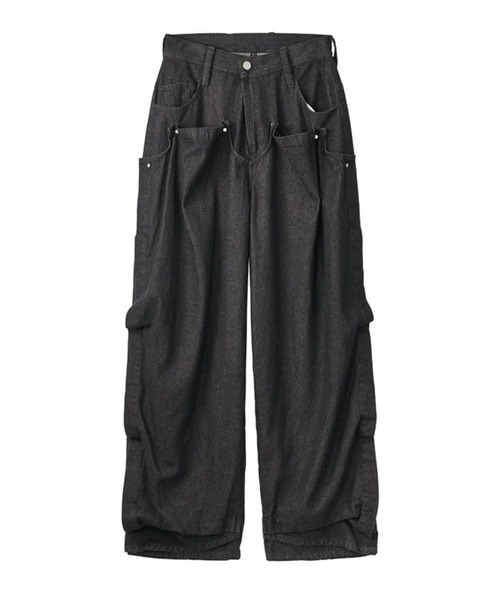 ジーンズ デニム デニムパンツ cling drape denim pants(unisex) レディース メンズ