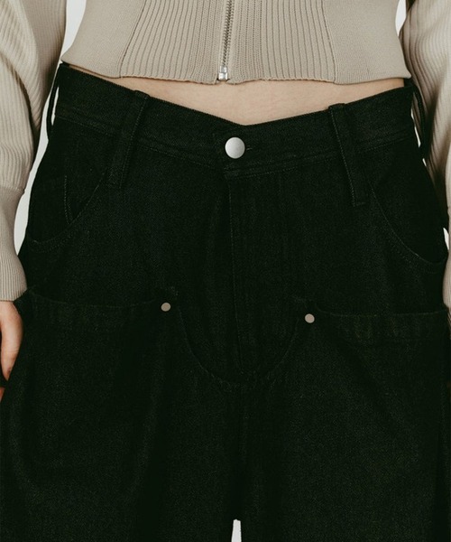 ジーンズ デニム デニムパンツ cling drape denim pants(unisex) レディース メンズ