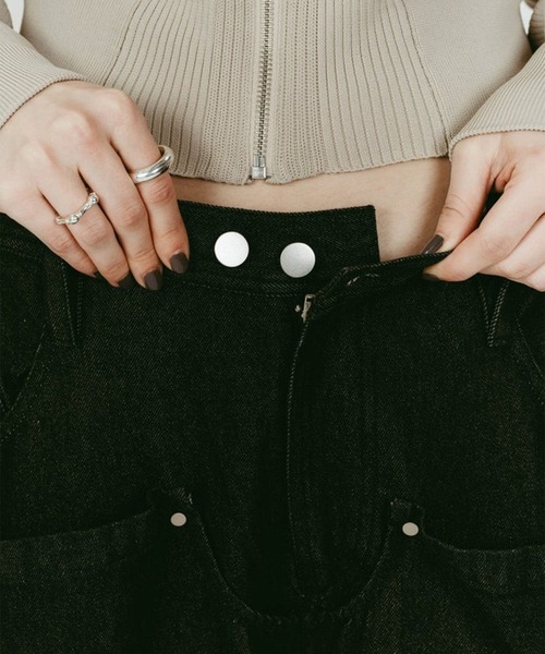 ジーンズ デニム デニムパンツ cling drape denim pants(unisex) レディース メンズ