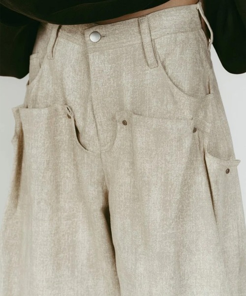 ジーンズ デニム デニムパンツ cling drape denim pants(unisex) レディース メンズ