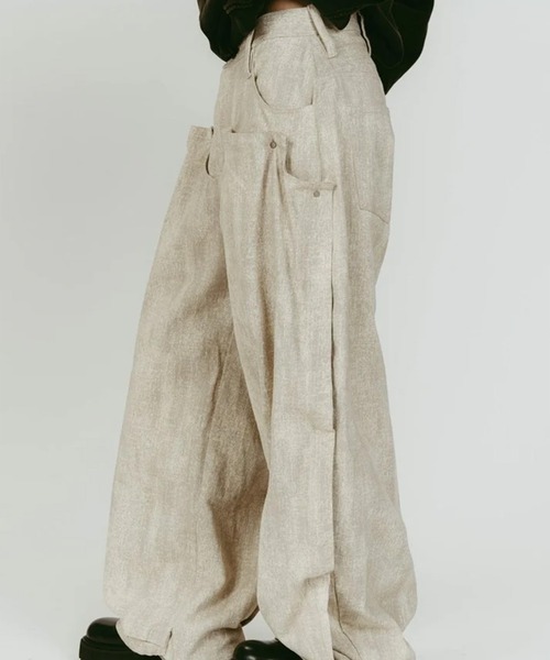 ジーンズ デニム デニムパンツ cling drape denim pants(unisex) レディース メンズ