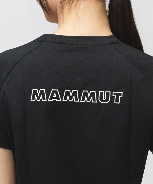 MAMMUT（マムート） tシャツ 半袖 キューディーロゴプリントティシャツ