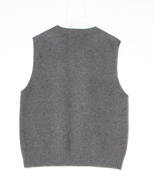 「Morris & Sons」 ノースリーブニット 40 グレー メンズ_画像2