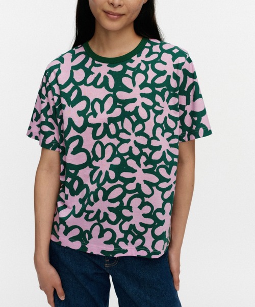 marimekko（マリメッコ） tシャツ 「kioski」Jakso Kukka / T-shirt