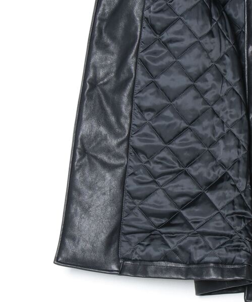 【超美品】monkey time ブラックレザージャケット シャツの様にスマート monkey time BEAUTY＆YOUTH UNITED ARROWS 「MONKEY TIME」 レザー