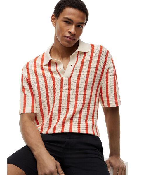TOMMY HILFIGER（トミー・ヒルフィガー） ポロシャツ オープンニット