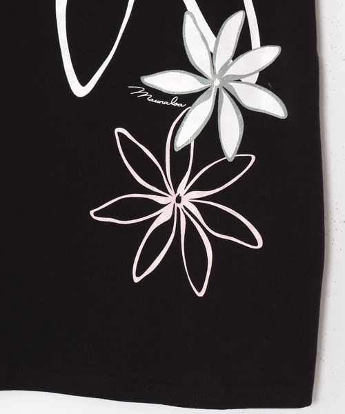 「Maunaloa」 半袖Tシャツ X-LARGE チャコール レディース_画像3