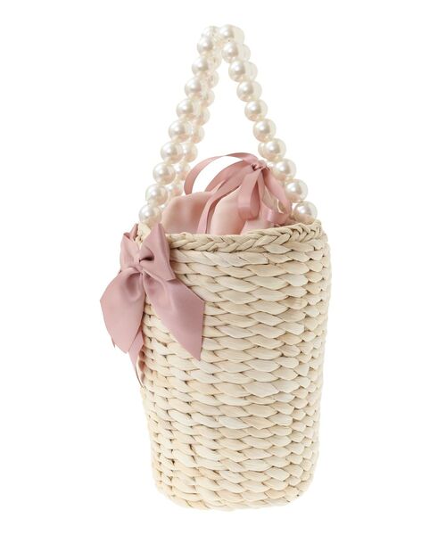 「Maison de FLEUR」 かごバッグ FREE ピンク レディース_画像9
