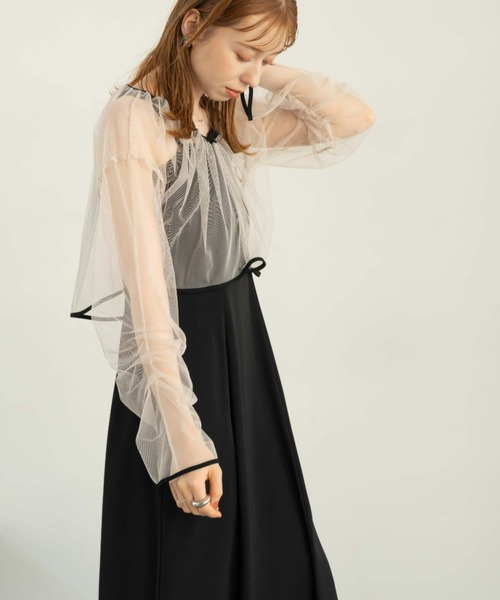 「hinari」 コンビワンピース SMALL ベージュ レディース_画像2