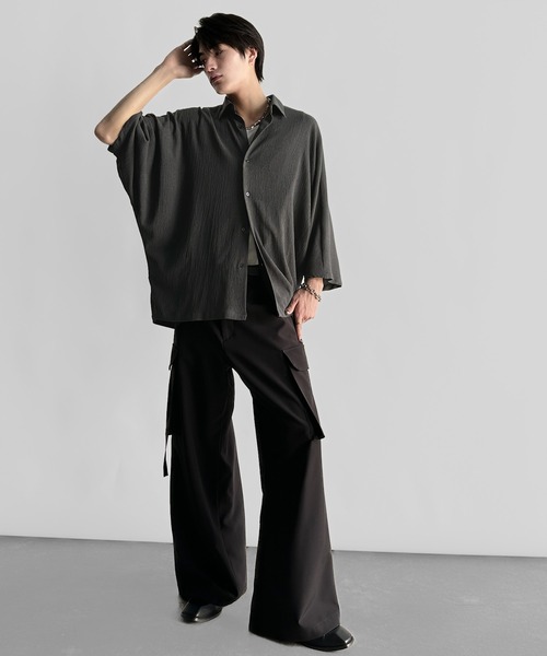 「Classical Origin」 7分袖シャツ ONE SIZE アイボリー メンズ_画像4