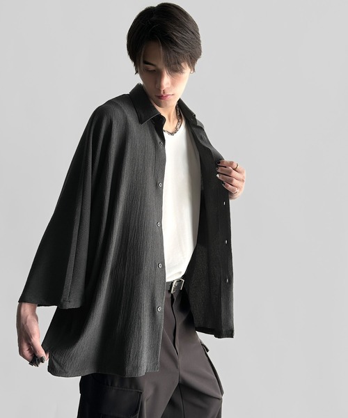 「Classical Origin」 7分袖シャツ ONE SIZE アイボリー メンズ_画像5